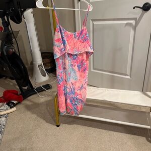 Lilly Pulitzer Pink and Blue Dress
